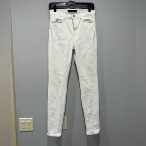 J Brand Women's White Skinny Jeans